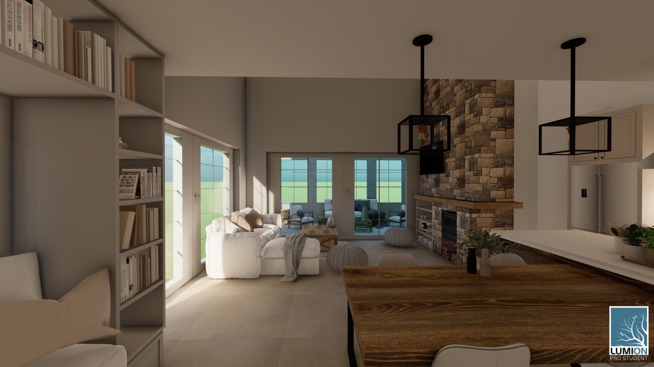 Právě si prohlížíte Soukromý interiér – Kuchyně s obývací částí
