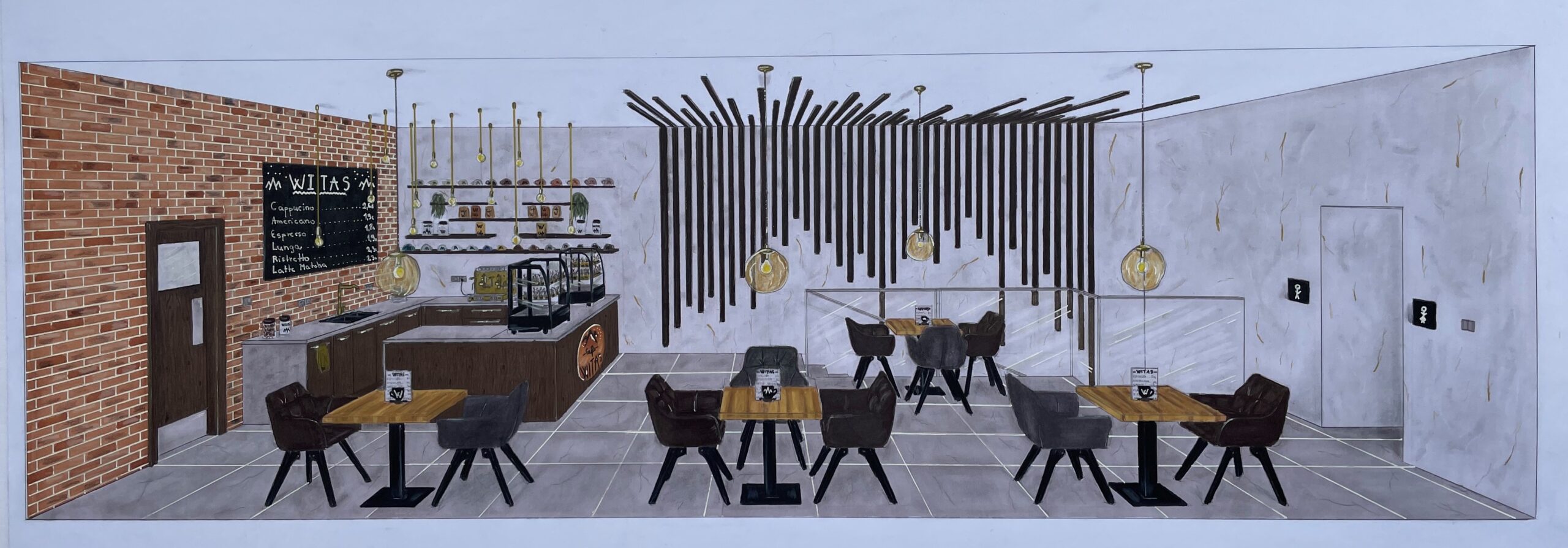 Právě si prohlížíte Veřejný interiér – KAVÁRNA WITAS