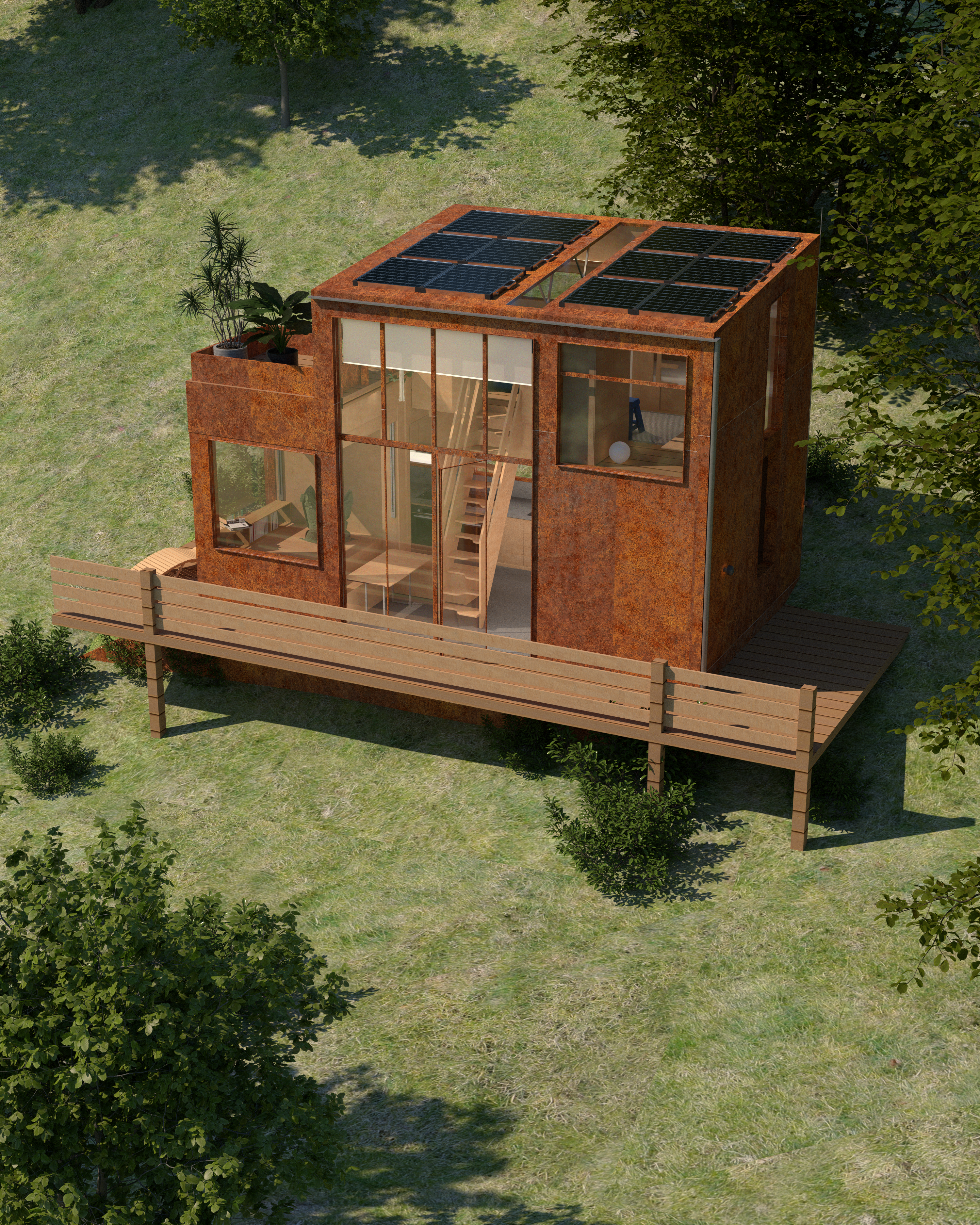 Právě si prohlížíte Soukromý interiér – Tiny House 0198 ŘEVNICE