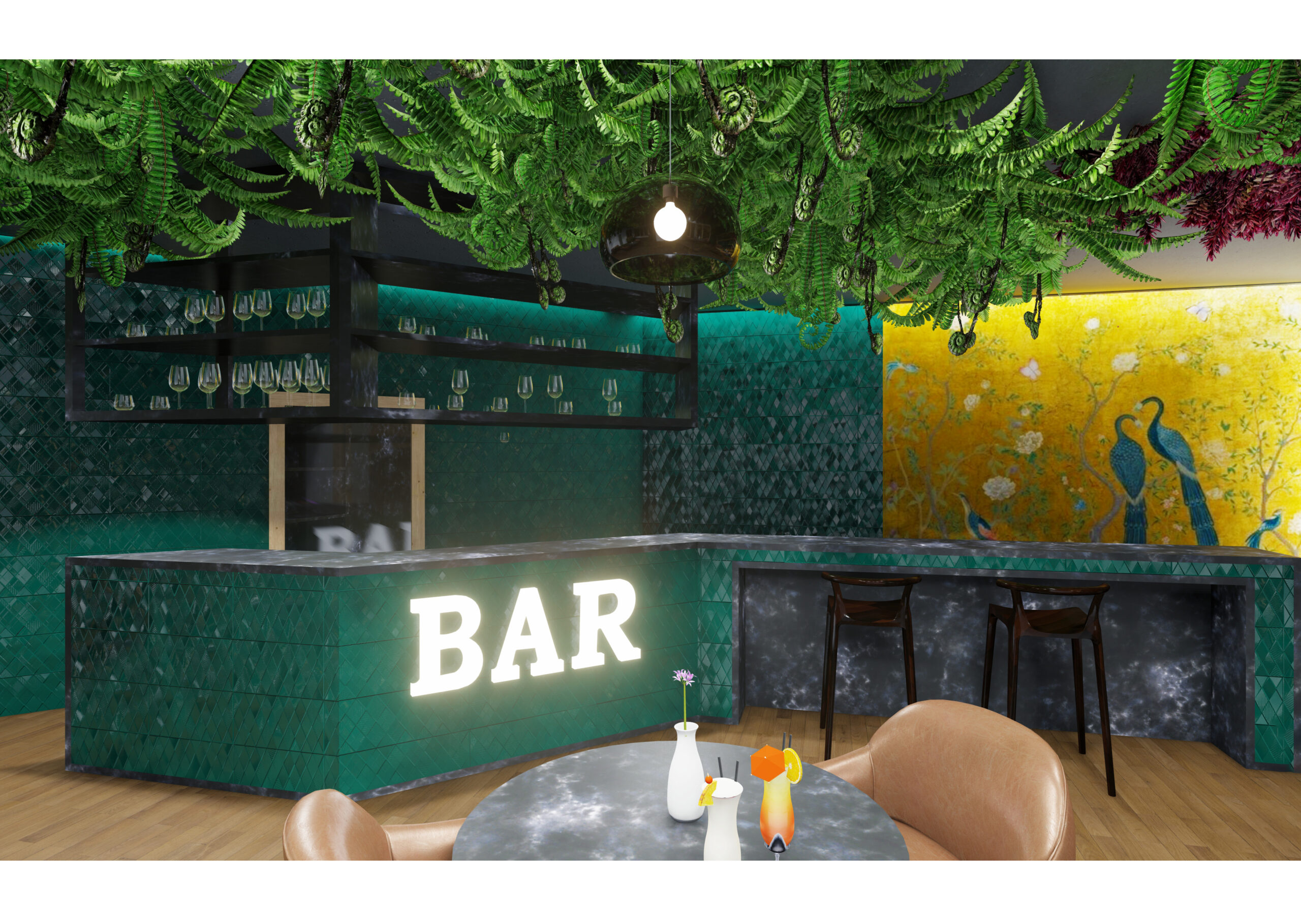 Právě si prohlížíte Veřejný interiér – Cocktail’s bar