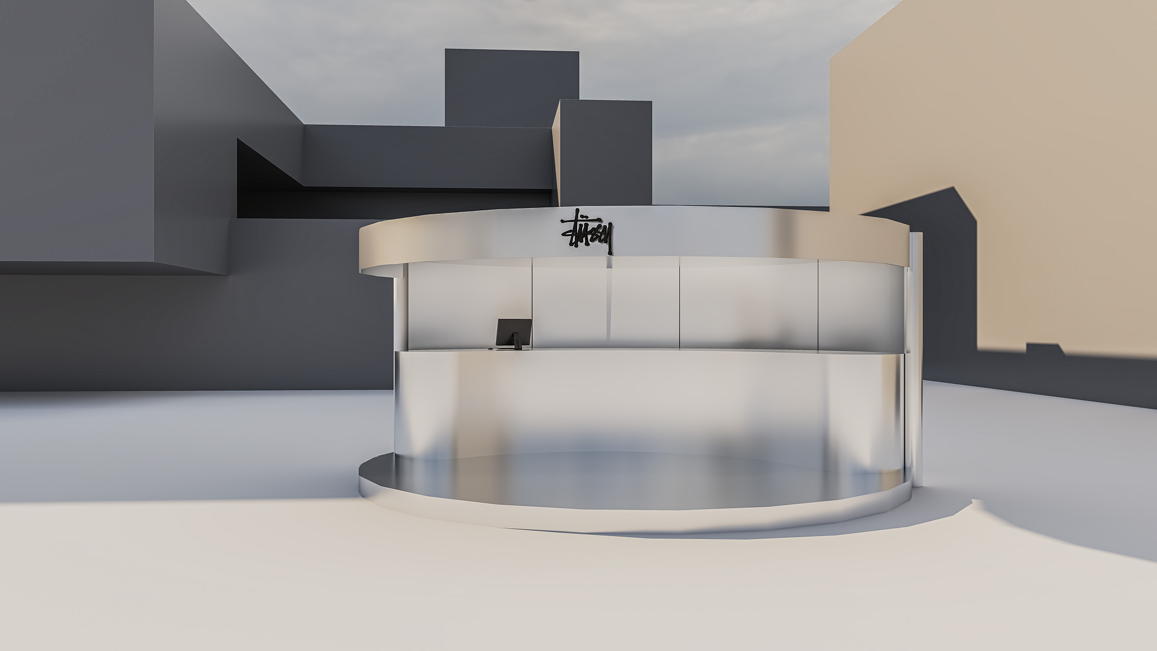 Právě si prohlížíte Veřejný interiér – NÁVRH PRODEJNÍCH PROSTOR PRO ZNAČKU Stüssy