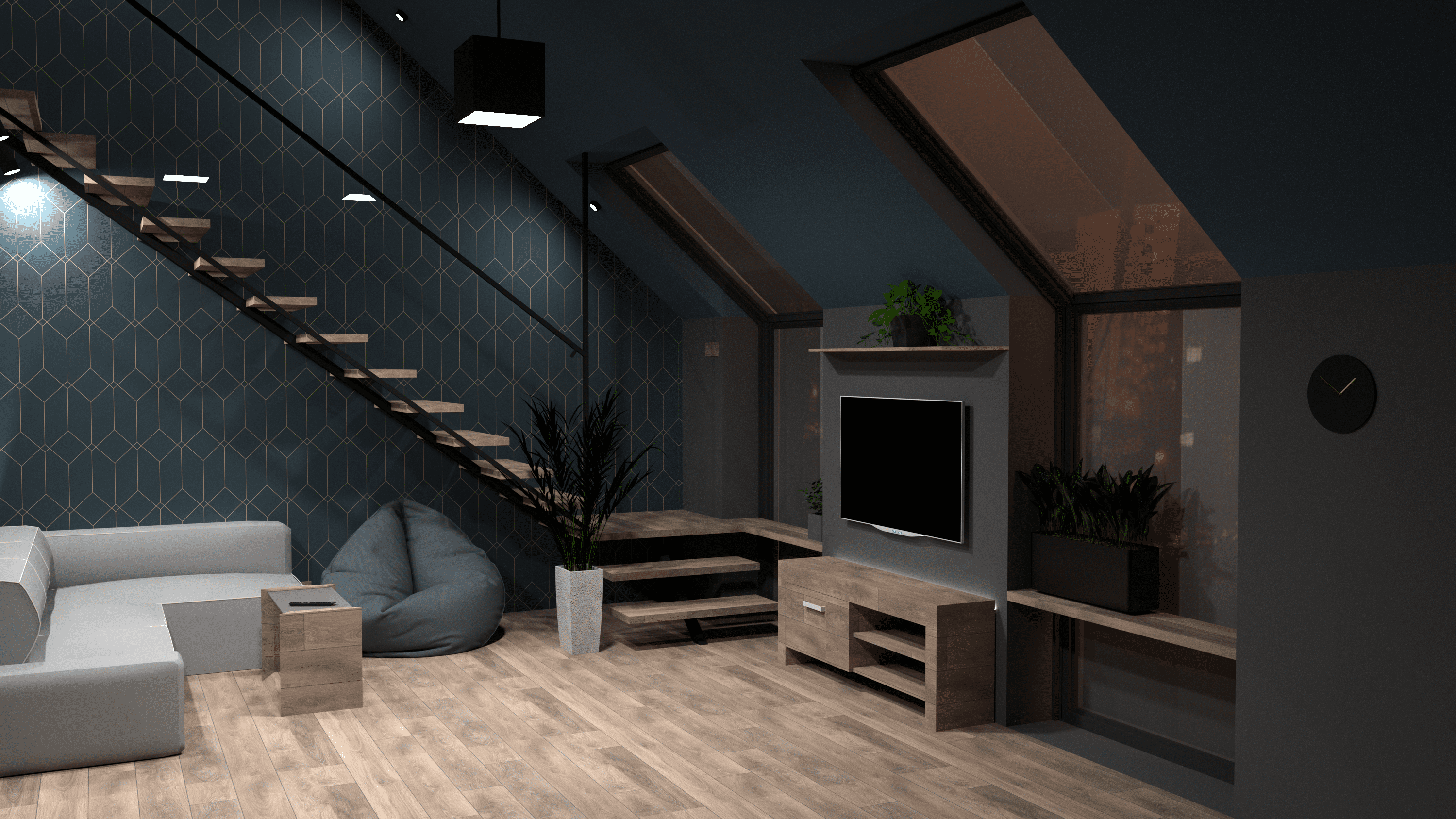 Právě si prohlížíte Soukromý interiér – Rekonstrukce mezonetového bytu