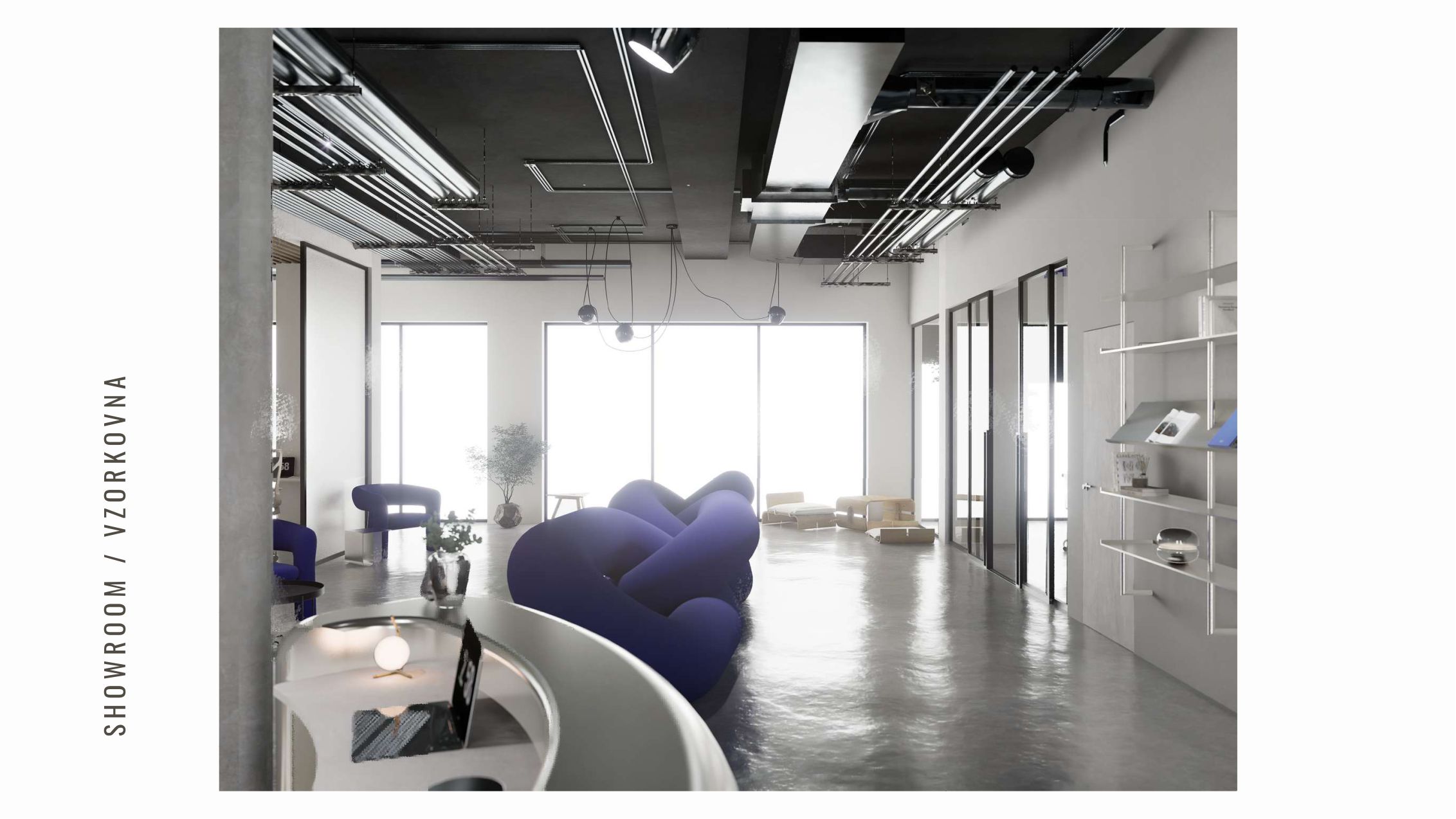 Právě si prohlížíte Interiérový design – Kancelář interiérového studia