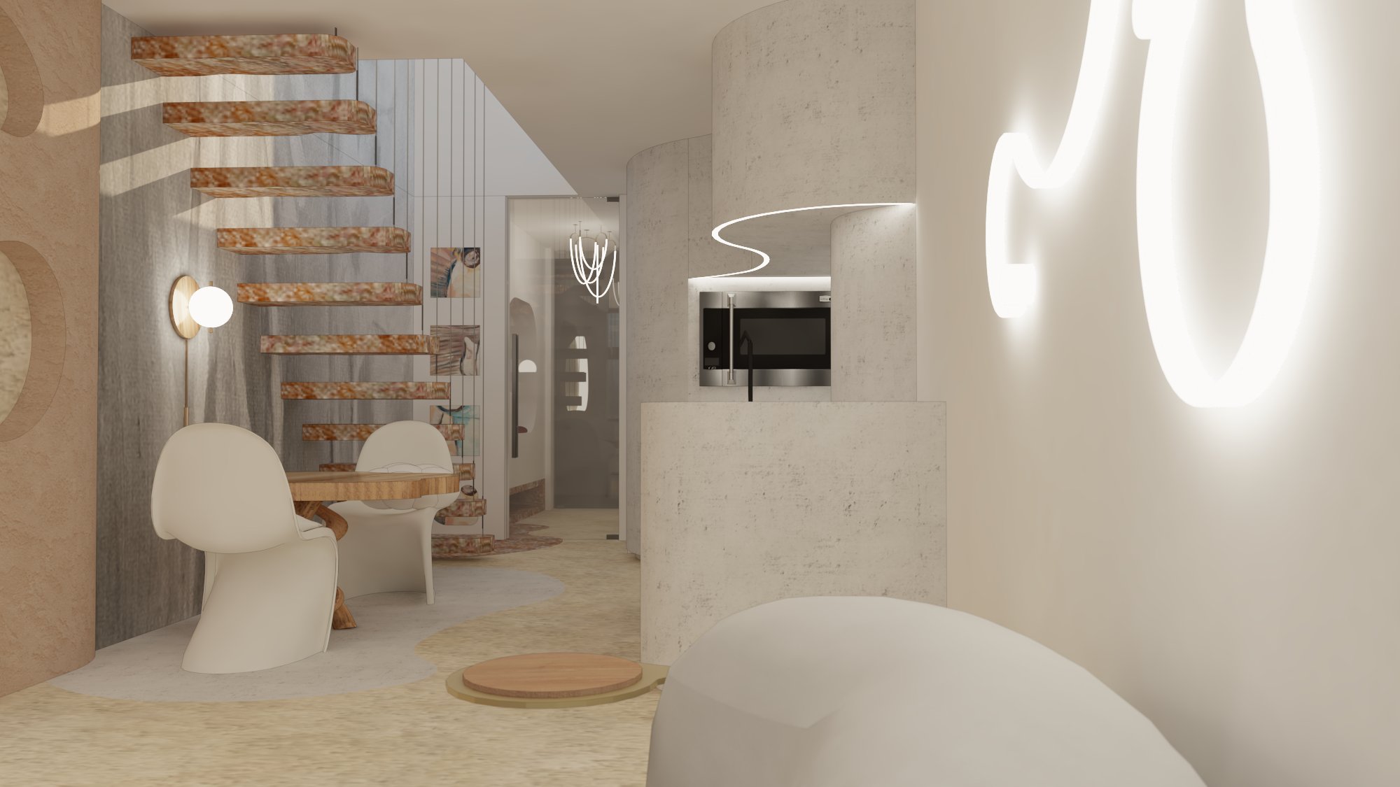 Právě si prohlížíte Interiérový design – Organický loft