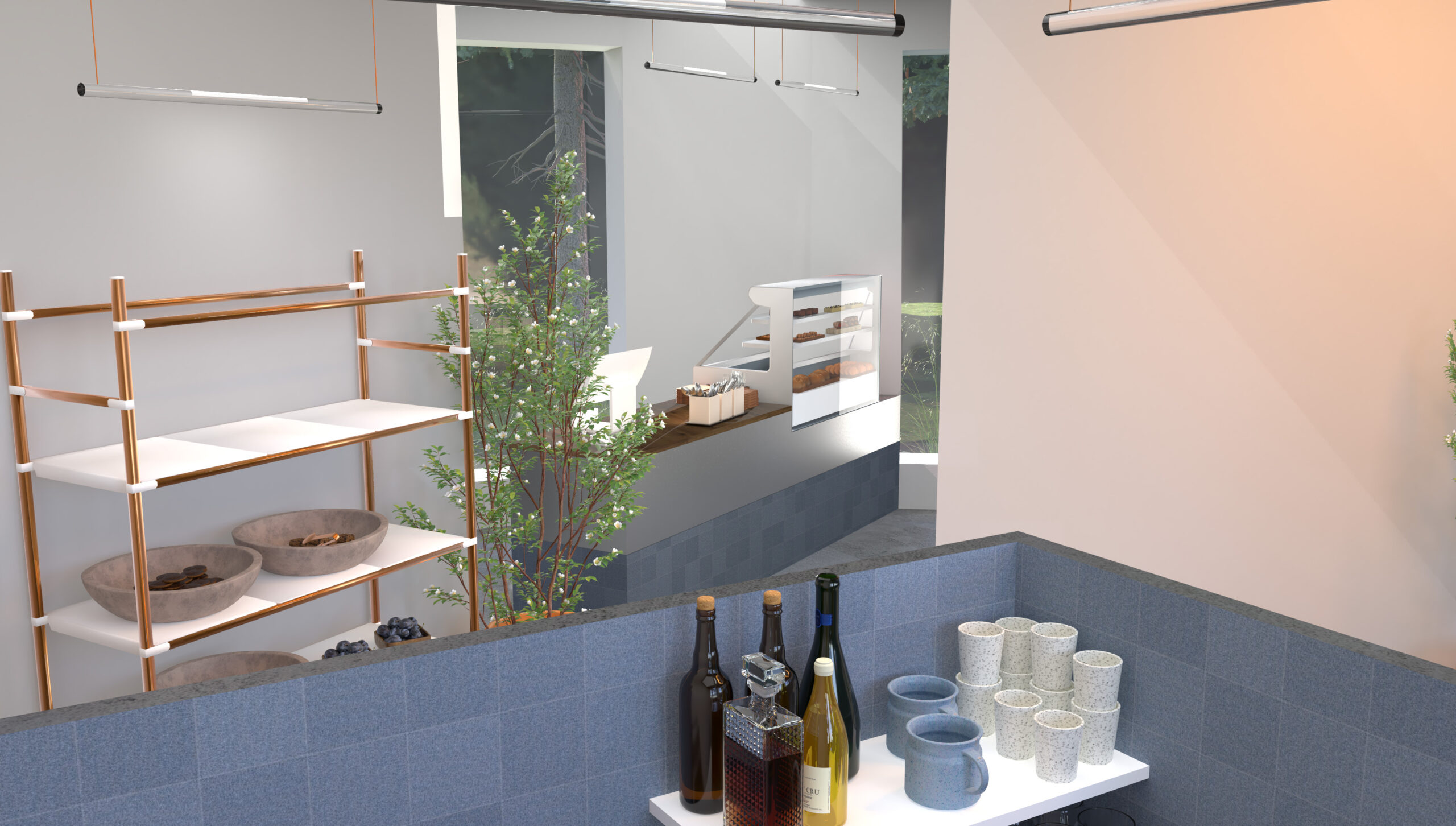 Právě si prohlížíte Interiérový design – Bistro 0°