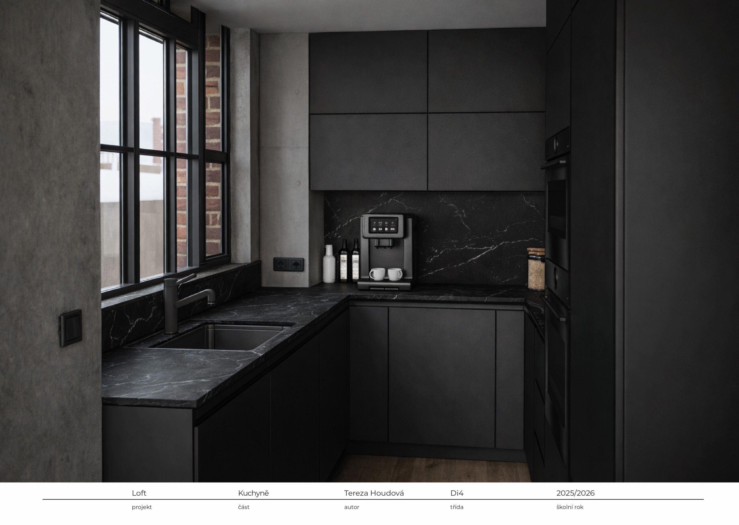 Právě si prohlížíte Interiérový design – Loftový byt