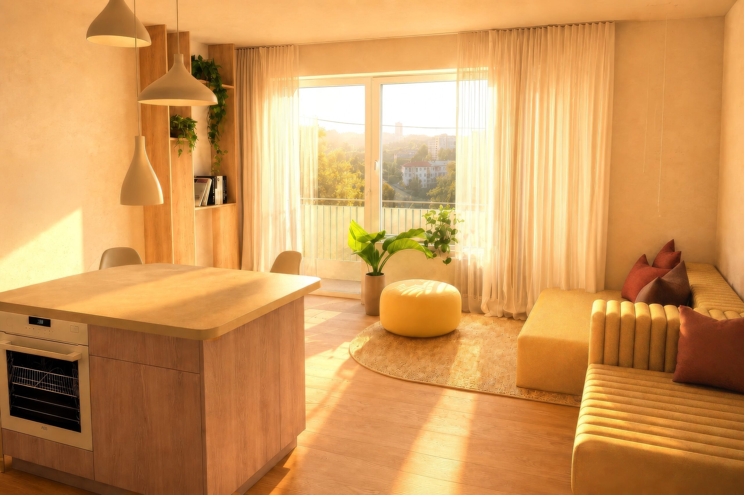 Právě si prohlížíte Interiérový design – Návrh interiéru bytu – OASIS
